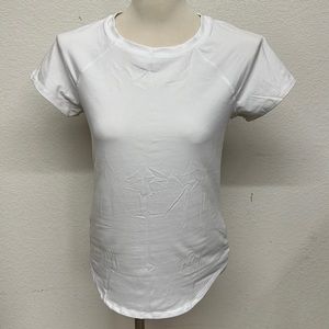All in Motion (Small) White Workout Top